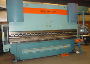 Press brake equipment inside the DYCO Industries facility